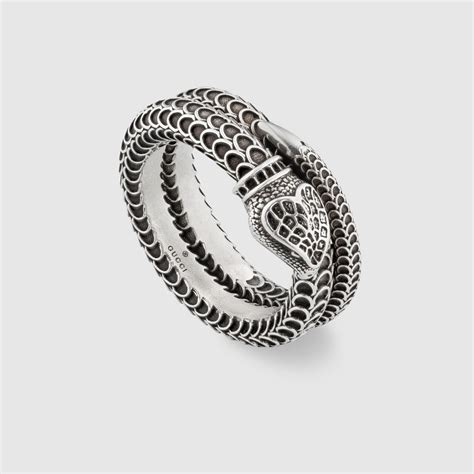 gucci snake rings|Gucci garden silver snake ring.